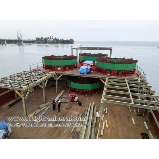 海底锡砂矿重力选矿解决方案